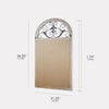 Rustic Cathedral Arch Window Shutter Wall Vanity Mirror